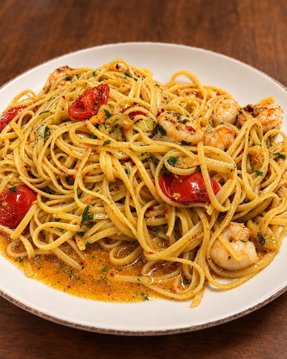 Linguine me karkaleca