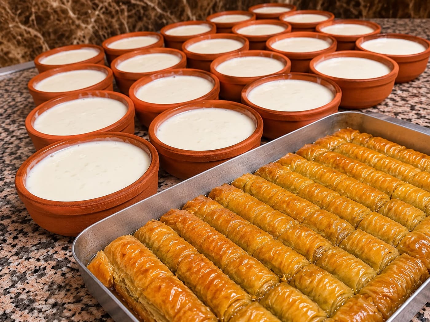 Kos i shtëpisë dhe bakllava